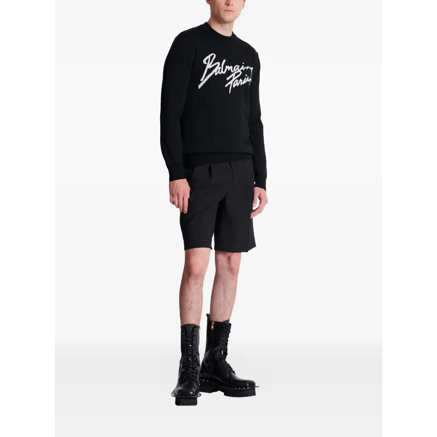 Balmain Sweaters Black