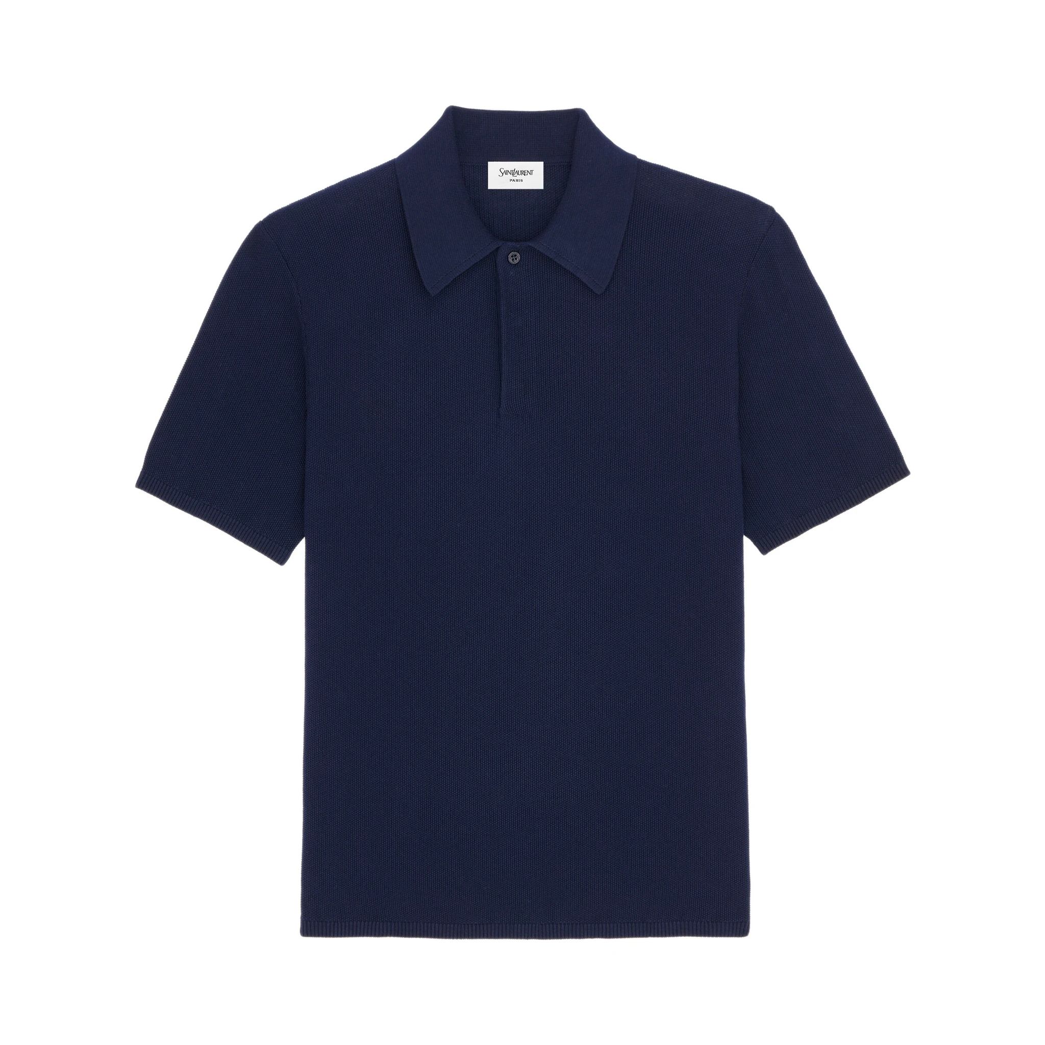 Saint Laurent  T-shirts and Polos Blue