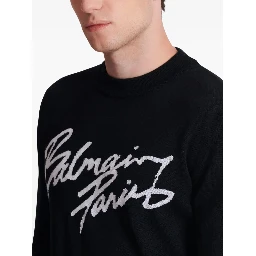 Balmain Sweaters Black