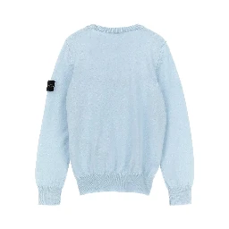 STONE ISLAND KIDS Sweaters Clear Blue