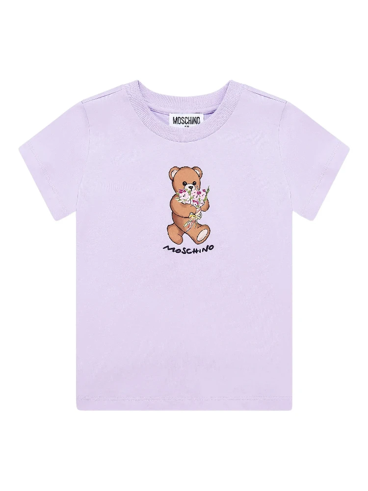 MOSCHINO KIDS T-shirts and Polos Purple alternative
