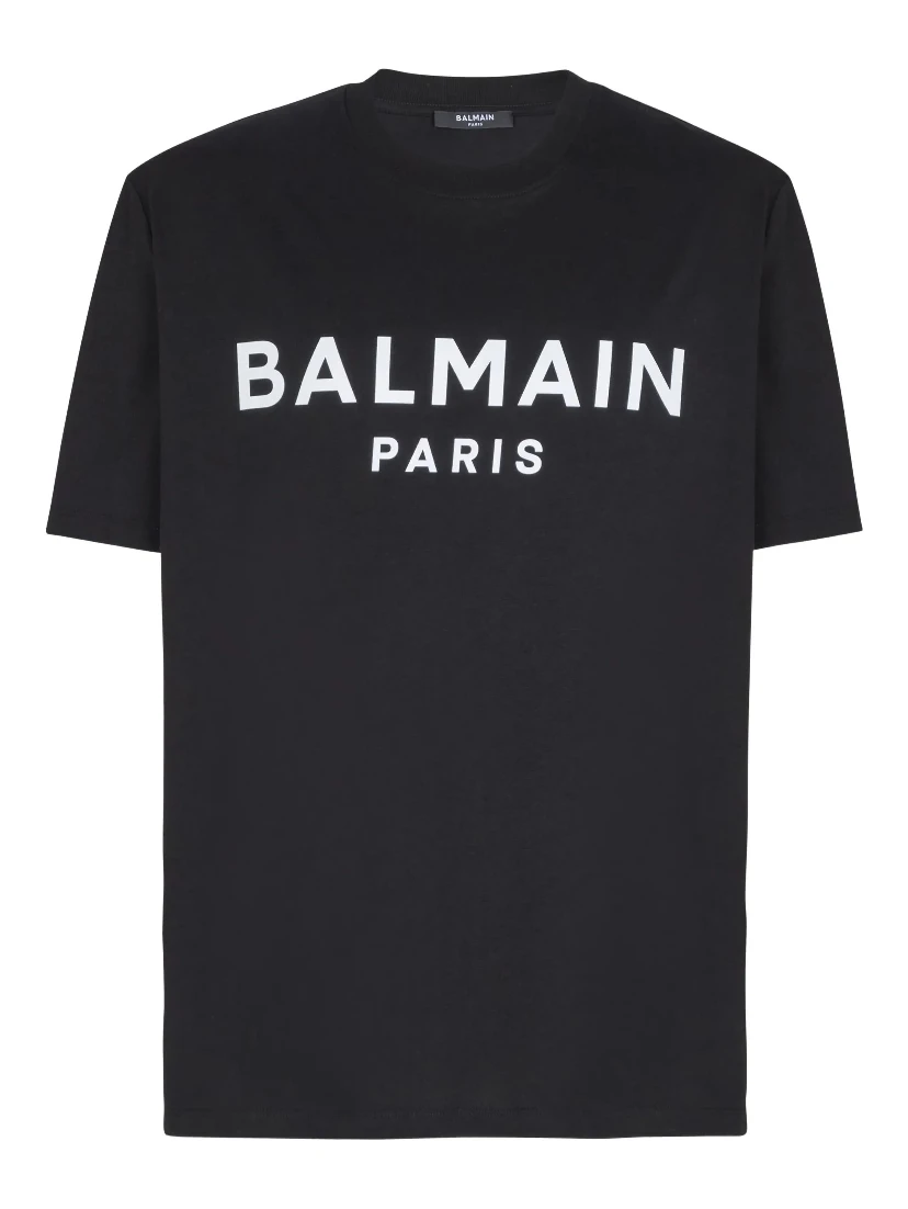 Balmain T-shirts and Polos Black