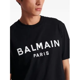 Balmain T-shirts and Polos Black