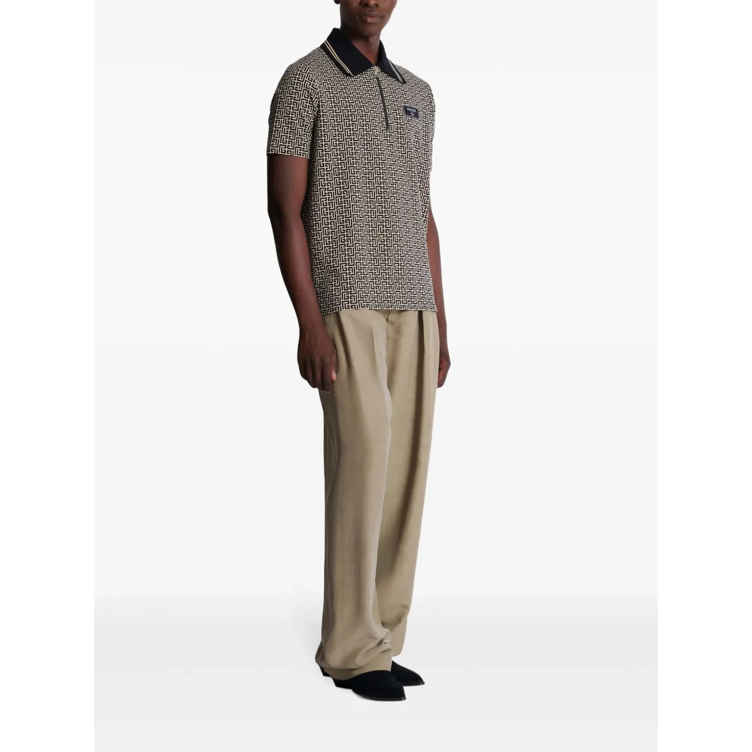 Balmain T-shirts and Polos Black