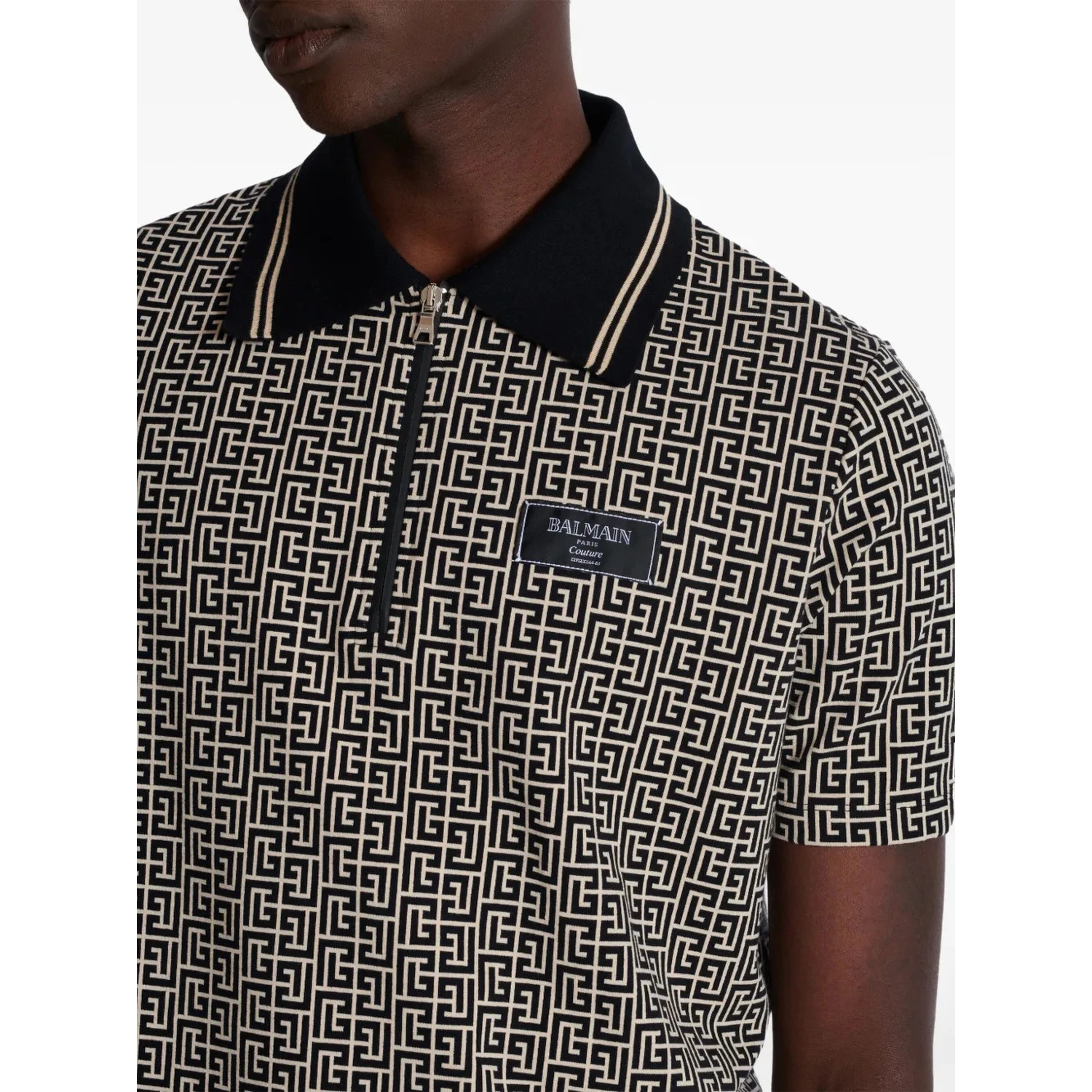 Balmain T-shirts and Polos Black
