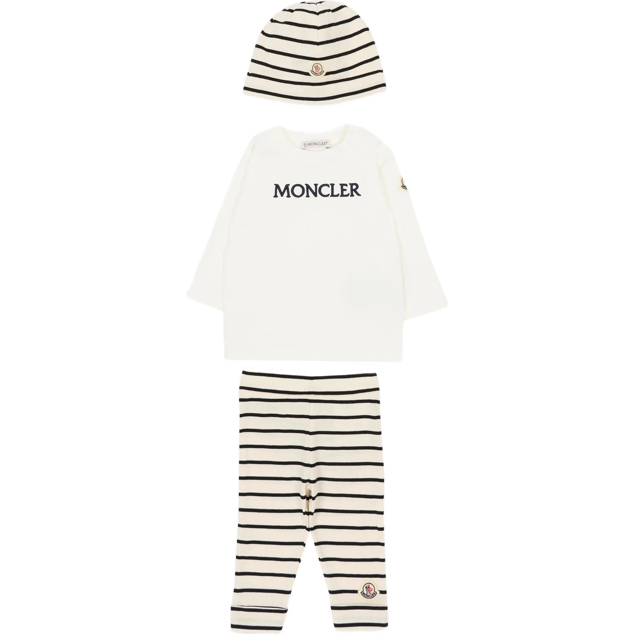 ملابس مونكلير للأطفال... أبيض