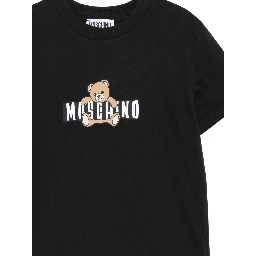 MOSCHINO KIDS T-shirts and Polos Black