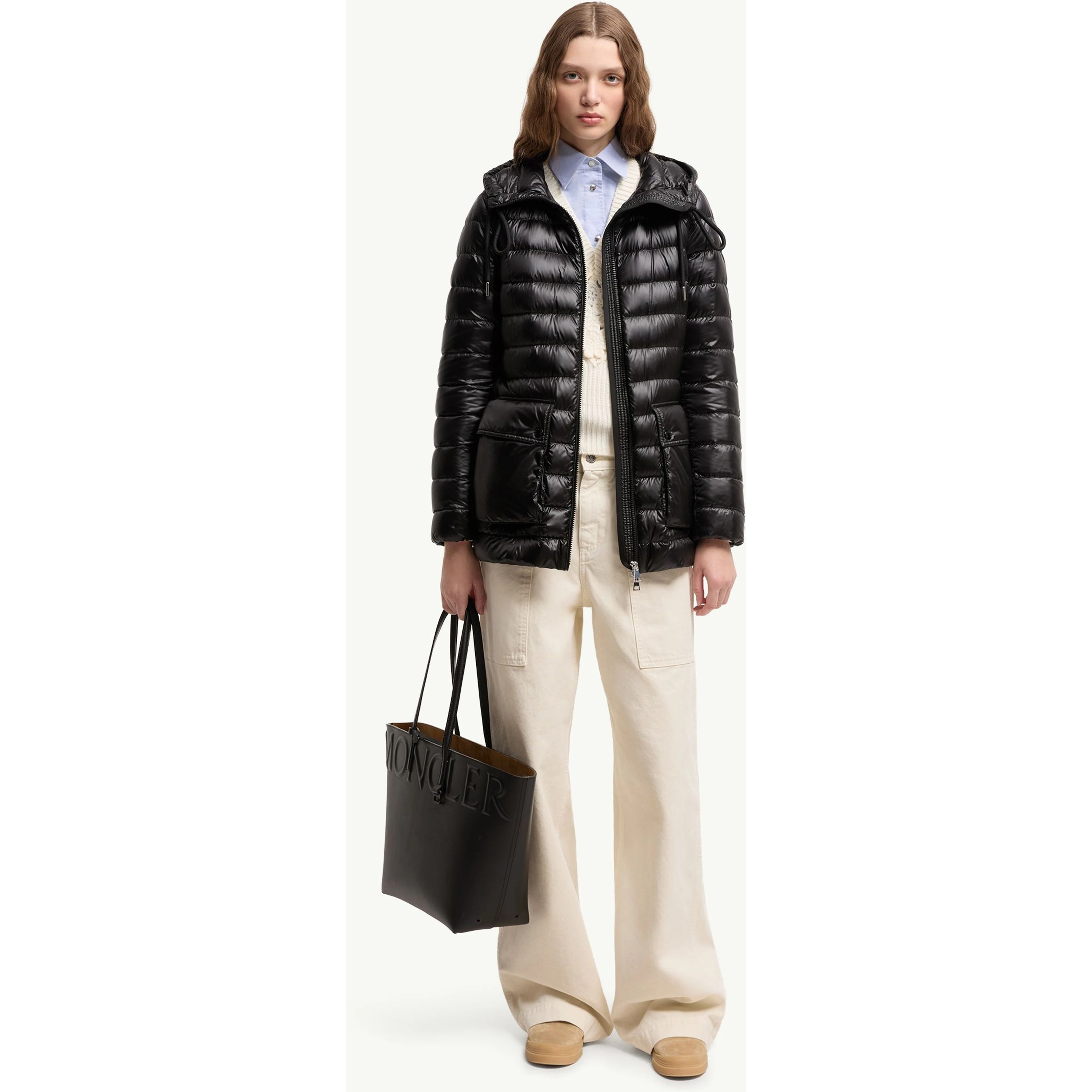 Moncler Coats Black