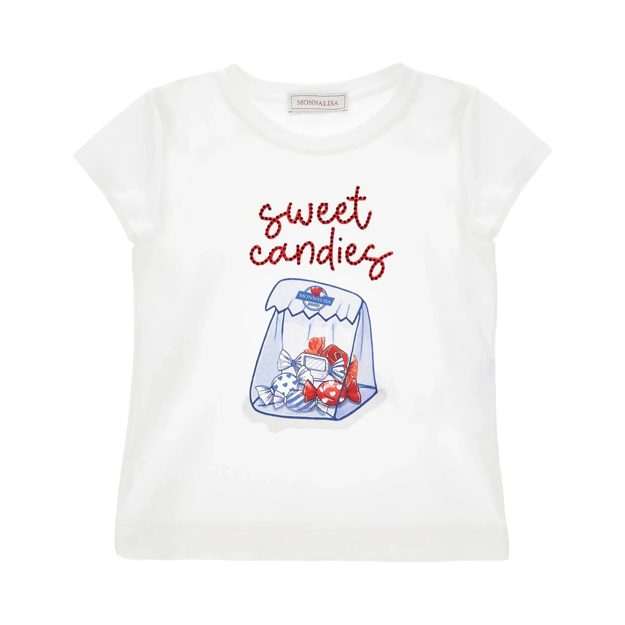 Monnalisa T-shirts and Polos White