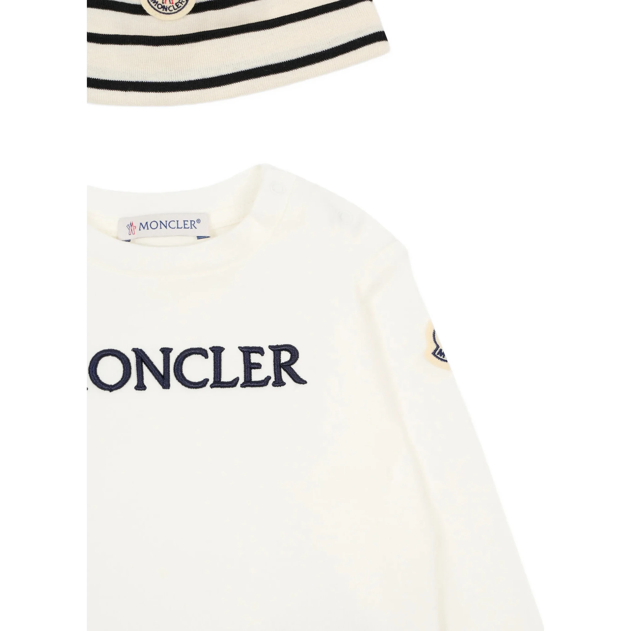 ملابس مونكلير للأطفال... أبيض