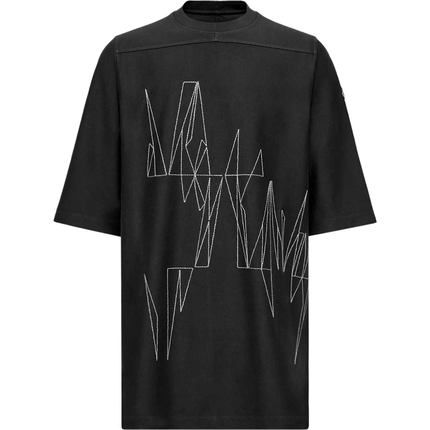 MONCLER X RICK OWENS T-shirts and Polos Black