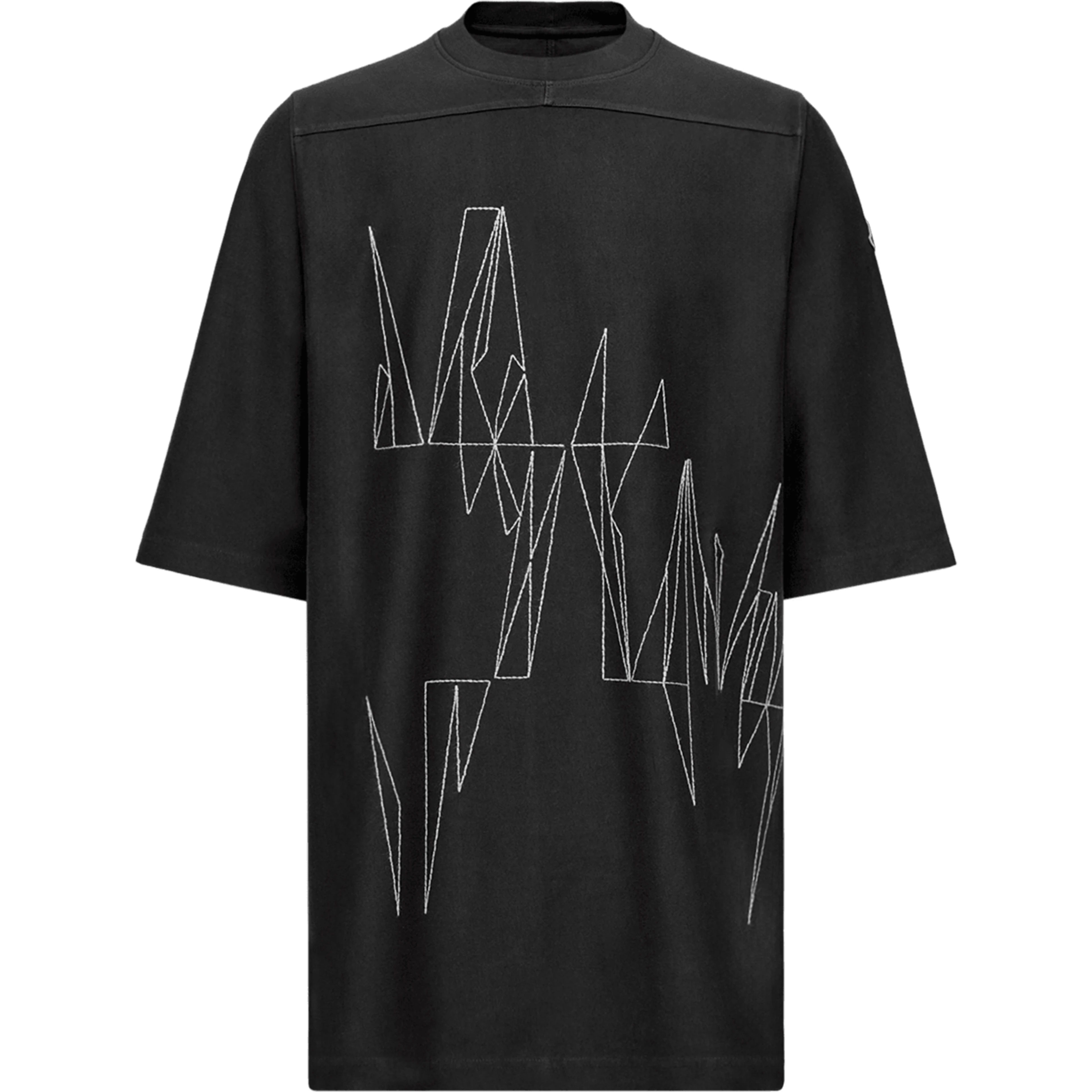 MONCLER X RICK OWENS T-shirts and Polos Black