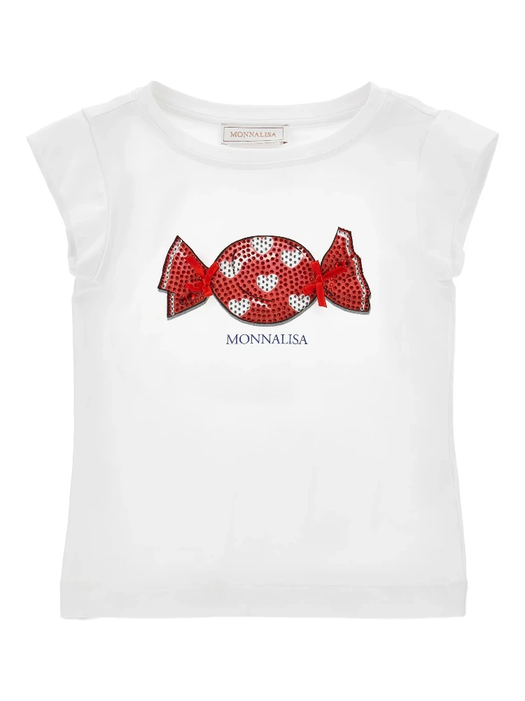 Monnalisa T-shirts and Polos White alternative