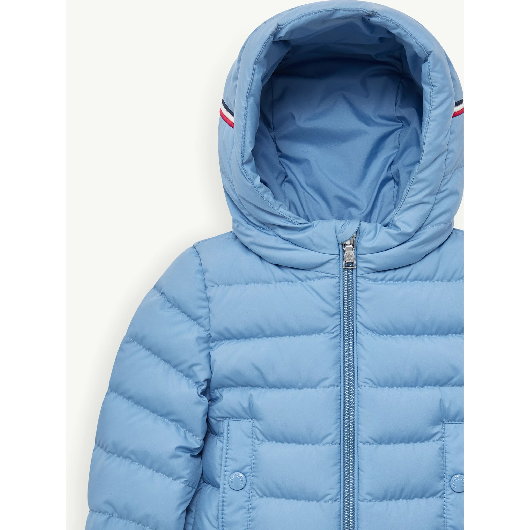 MONCLER KIDS Coats Clear Blue