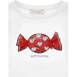 Monnalisa T-shirts and Polos White