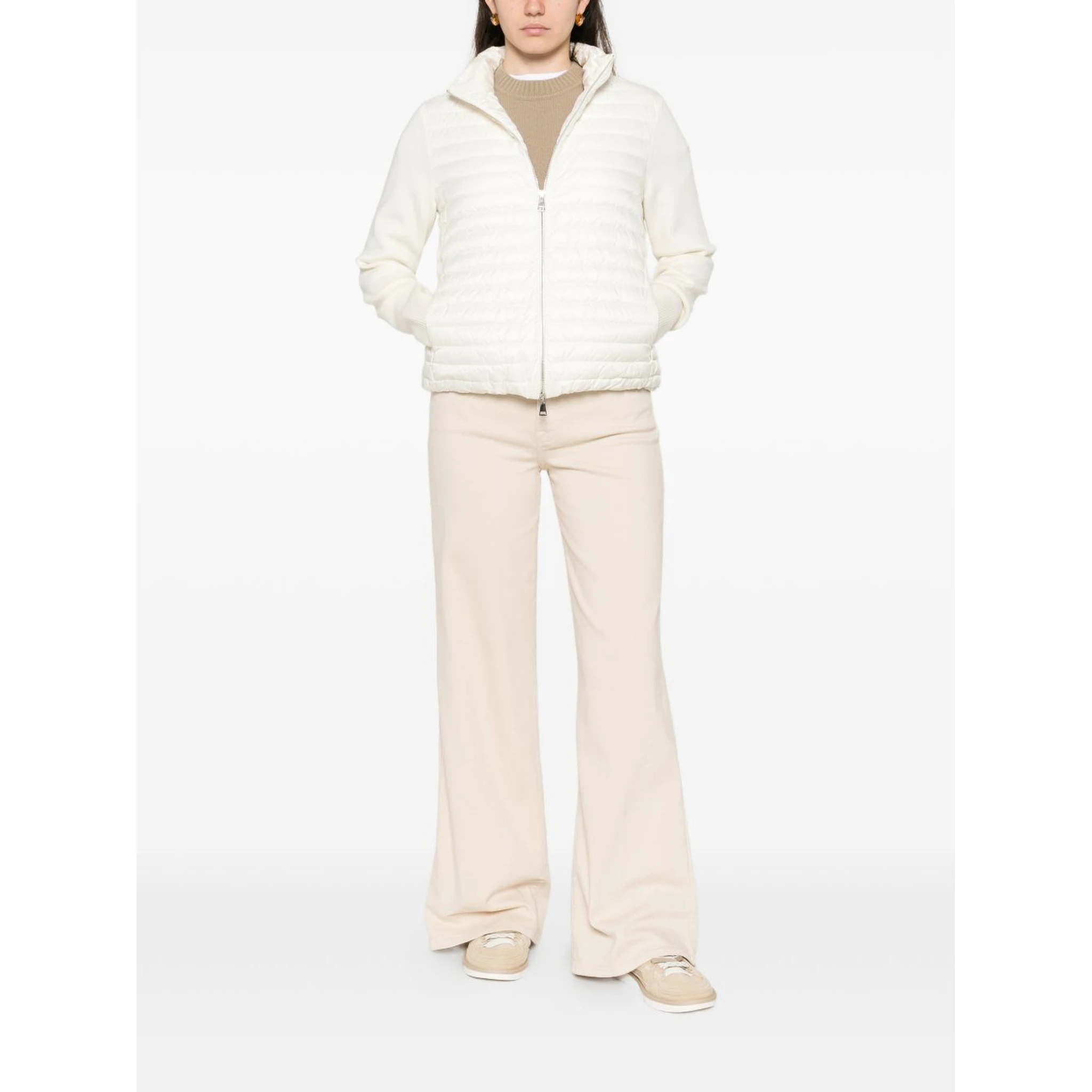 Moncler Sweaters White