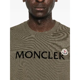 Moncler T-shirts and Polos Green