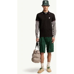 Moncler T-shirts and Polos Black