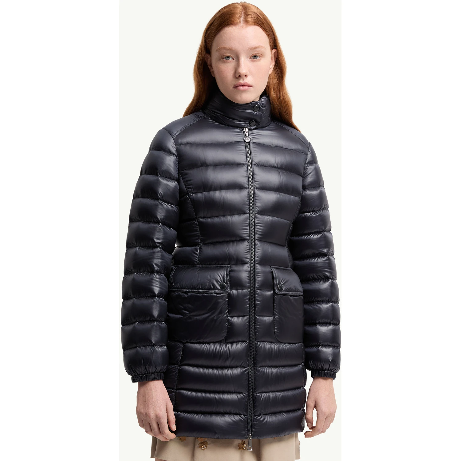 Moncler Coats Blue