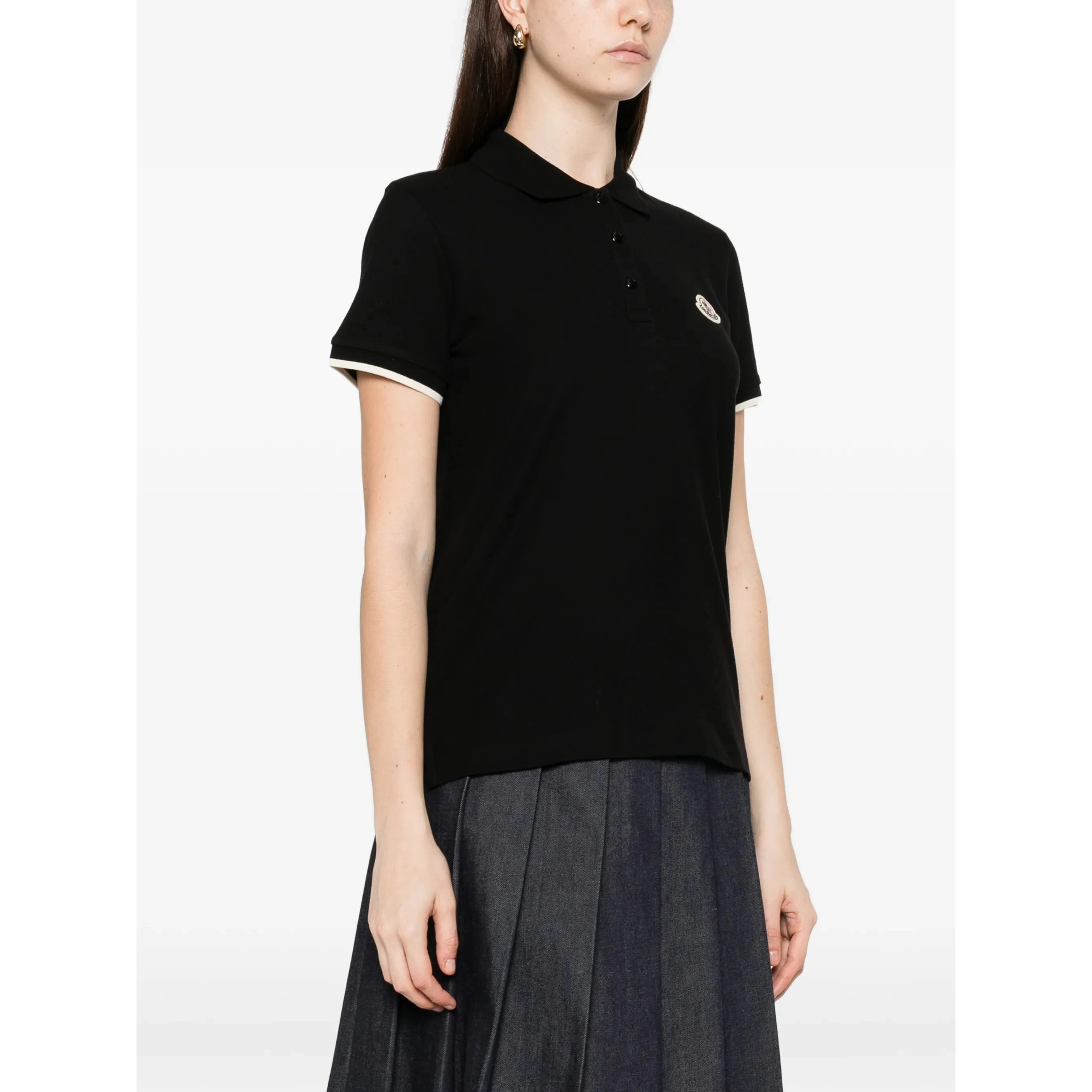 Moncler T-shirts and Polos Black