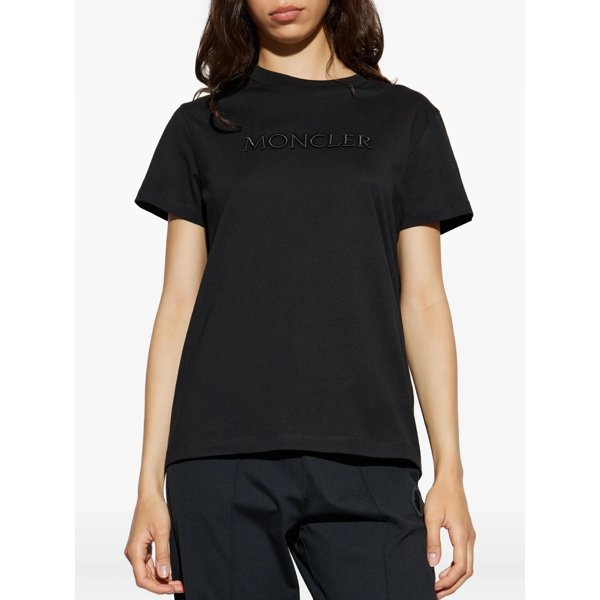 Moncler T-shirts and Polos Black