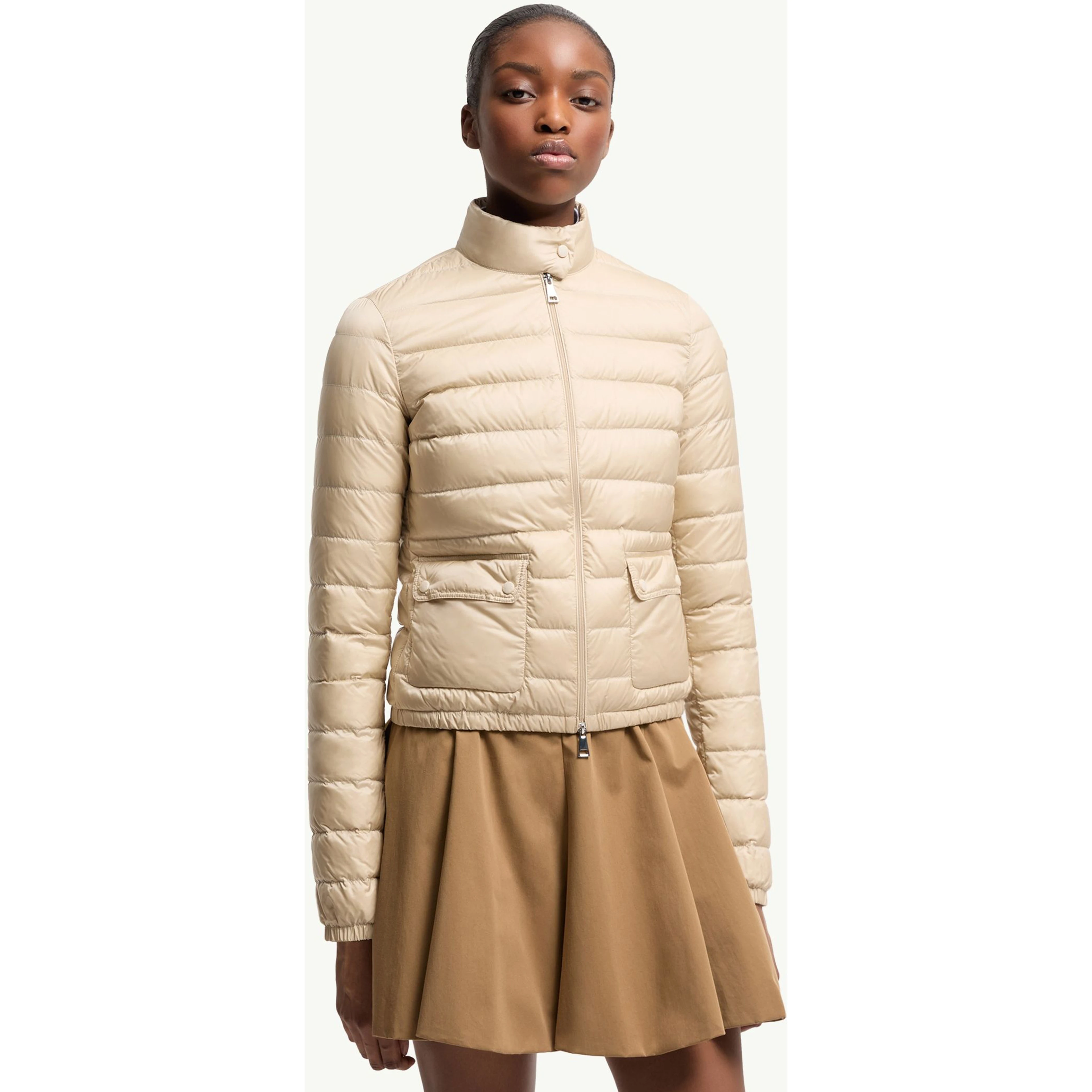 Moncler Coats Beige