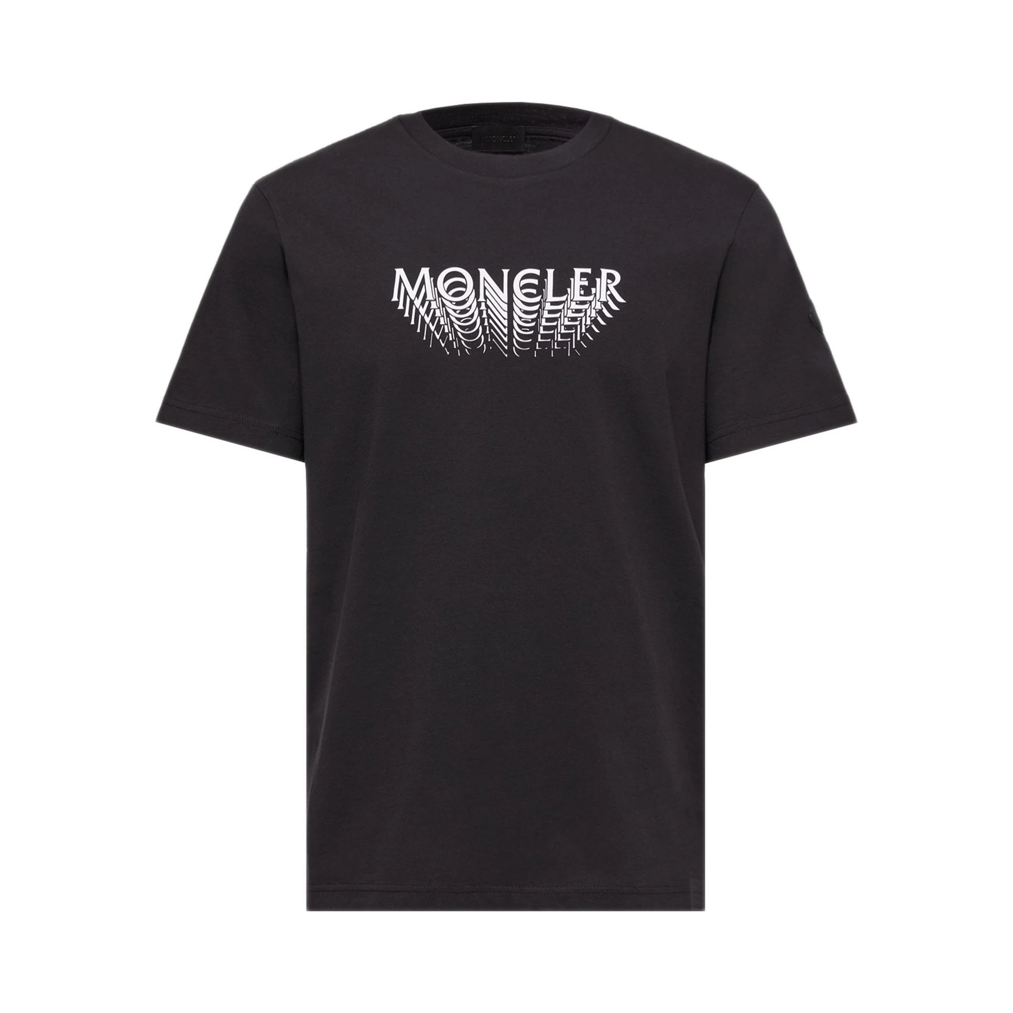 Moncler T-shirts and Polos Black