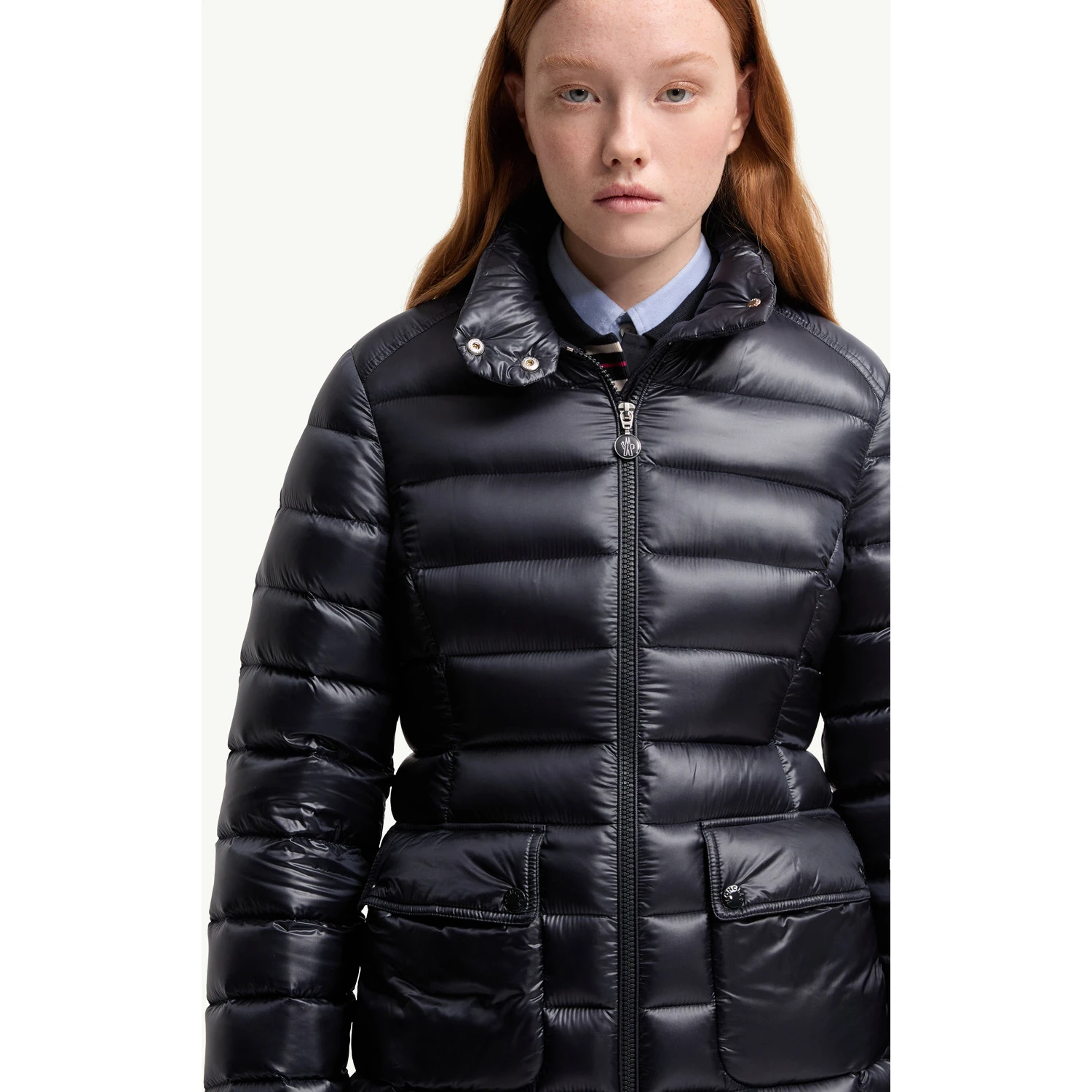 Moncler Coats Blue