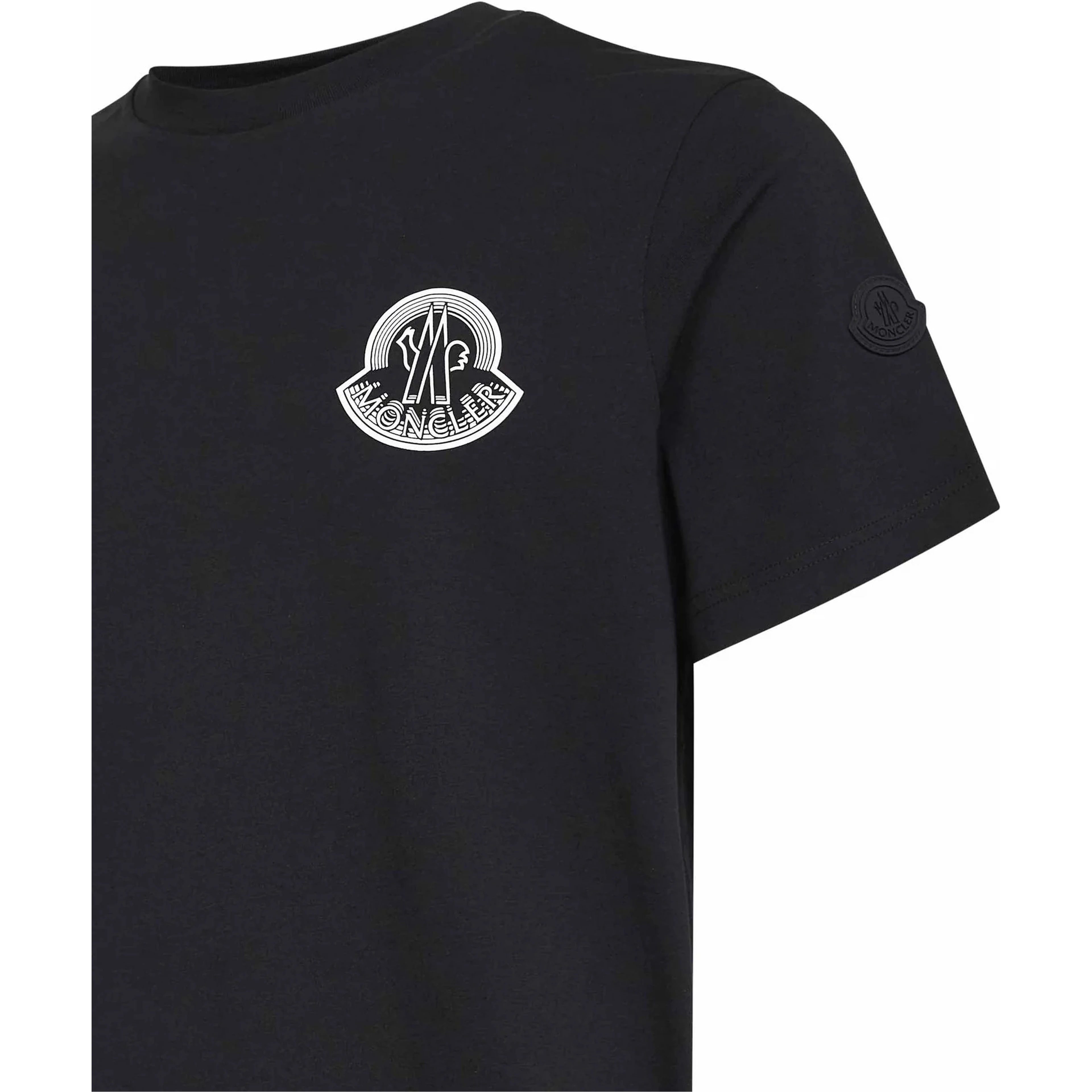 Moncler T-shirts and Polos Black