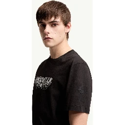 Moncler T-shirts and Polos Black