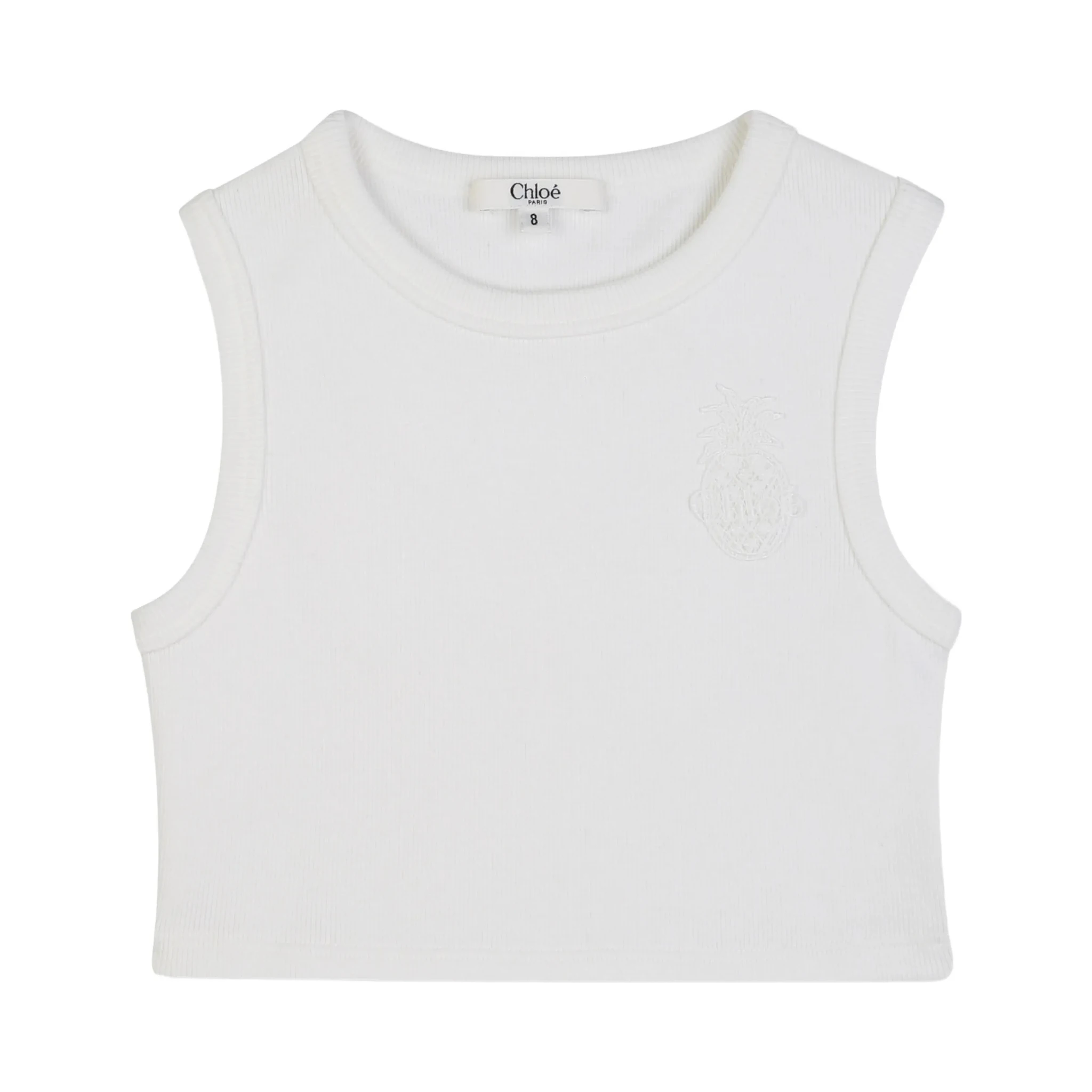 بلوزة كلوي البيضاء