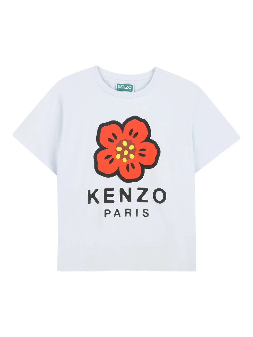 Kenzo Kids T-shirts and Polos Clear Blue