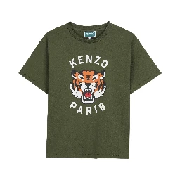 Kenzo Kids T-shirts and Polos Green