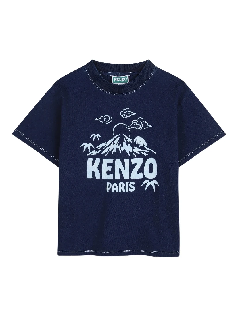 Kenzo Kids T-shirts and Polos Blue