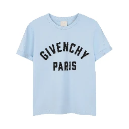 GIVENCHY KIDS T-shirts and Polos Clear Blue