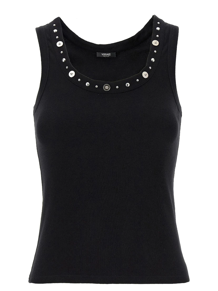 Tank top emboidery studs