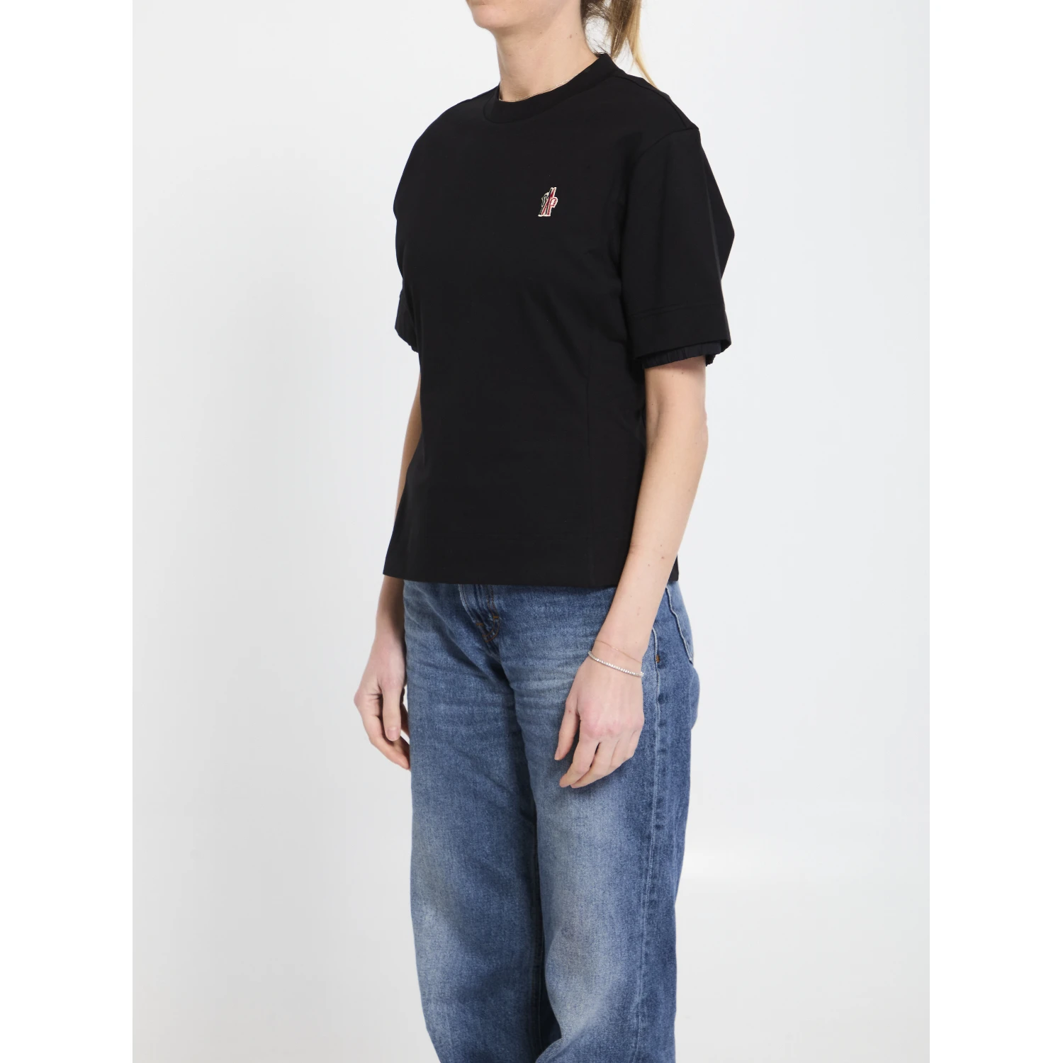 Stretch cotton T-shirt