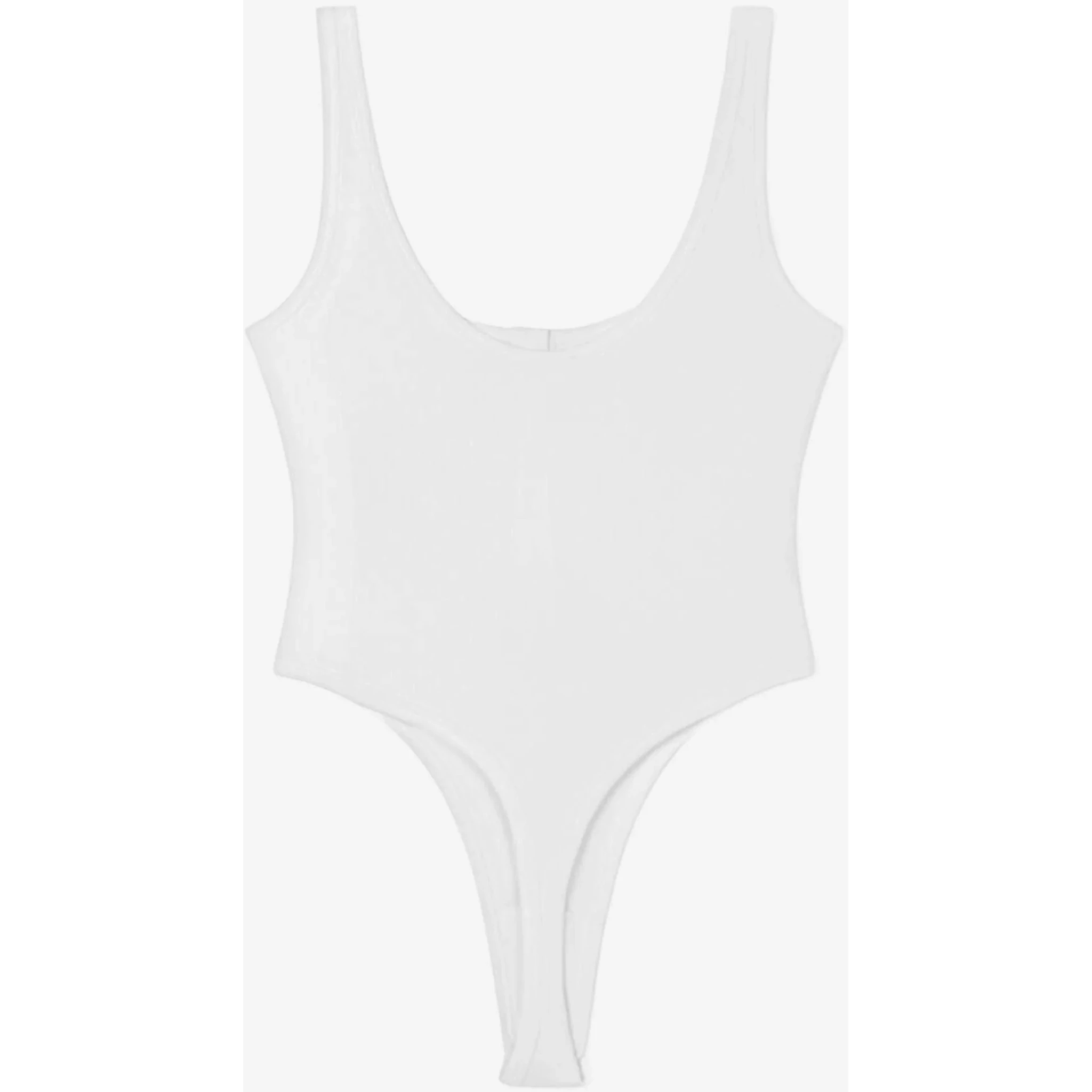 Bodysuit cotton rib