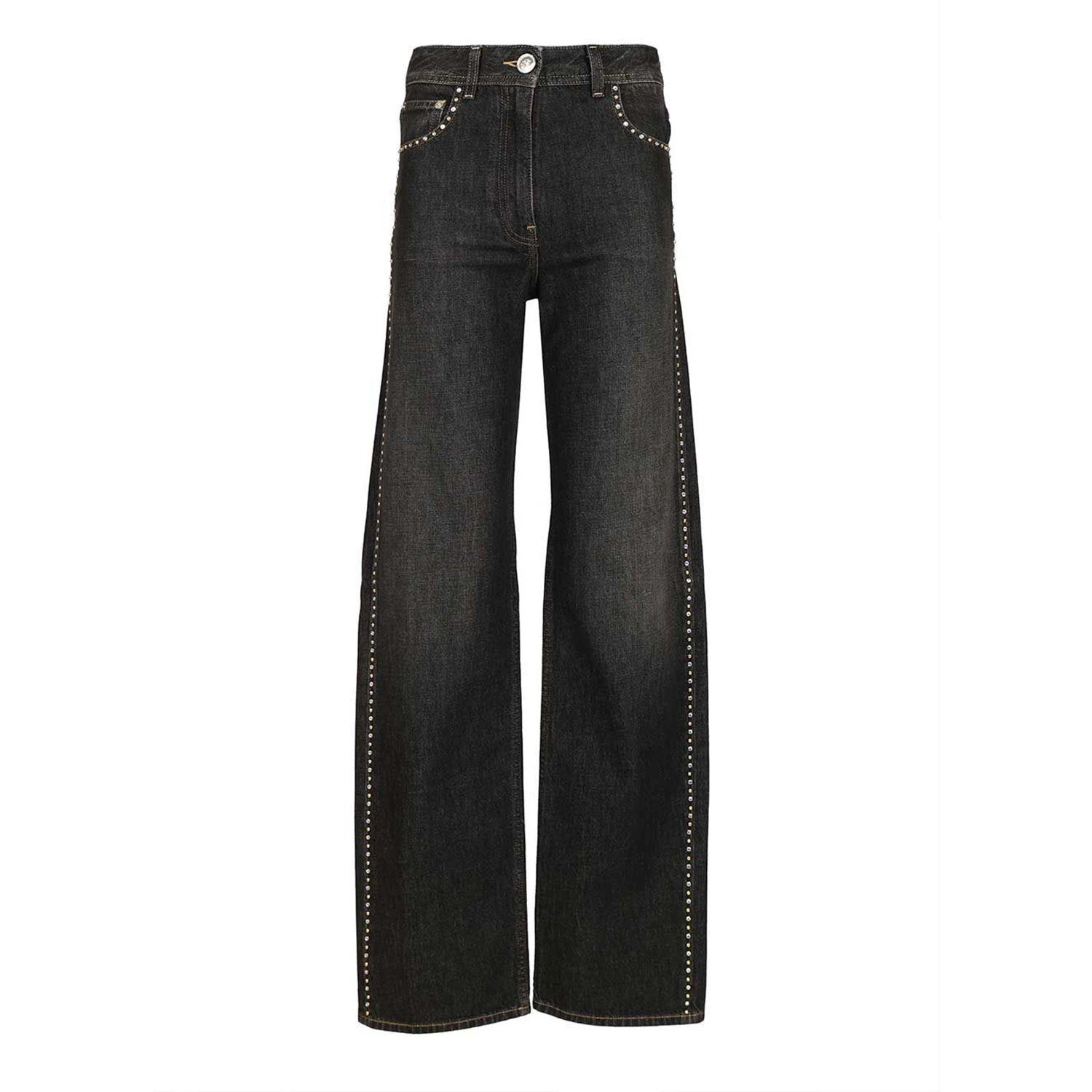 Jeans with studs