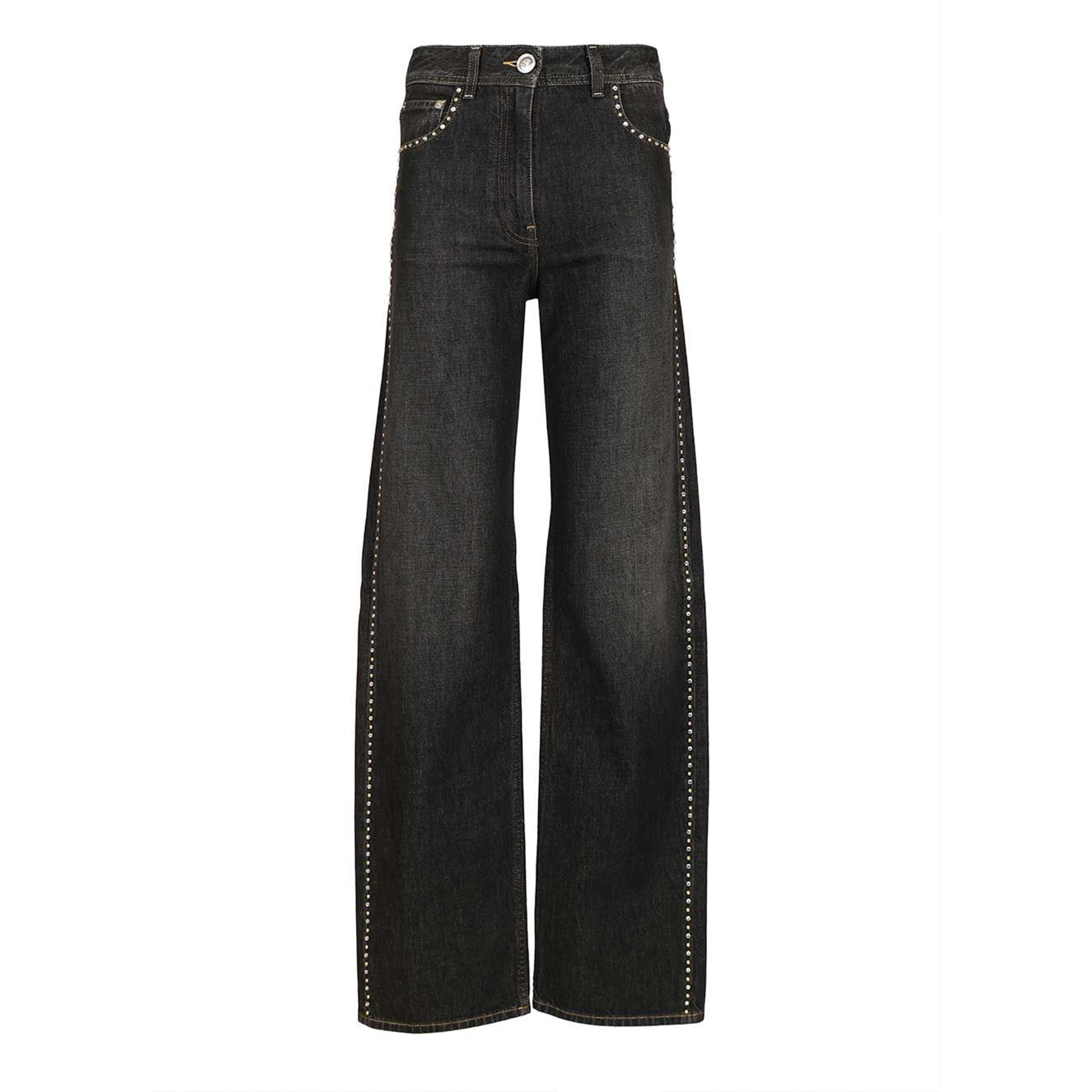 Jeans with studs