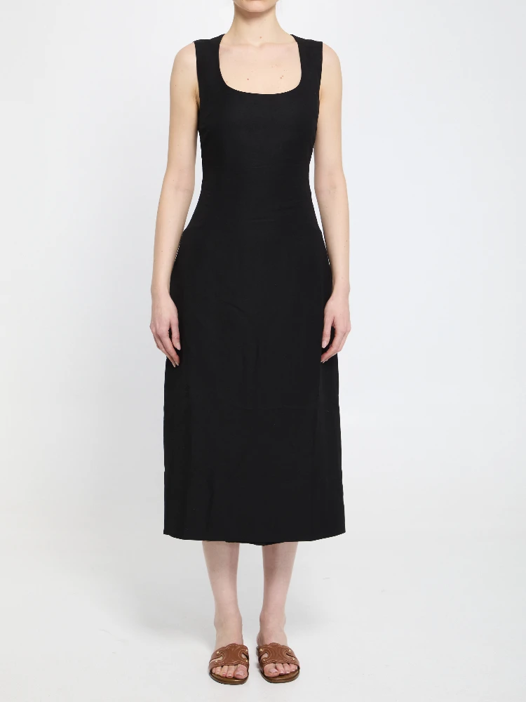 Tablier midi dress