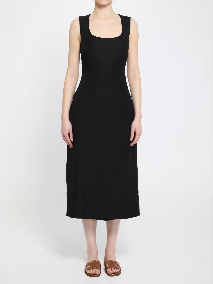 Tablier midi dress