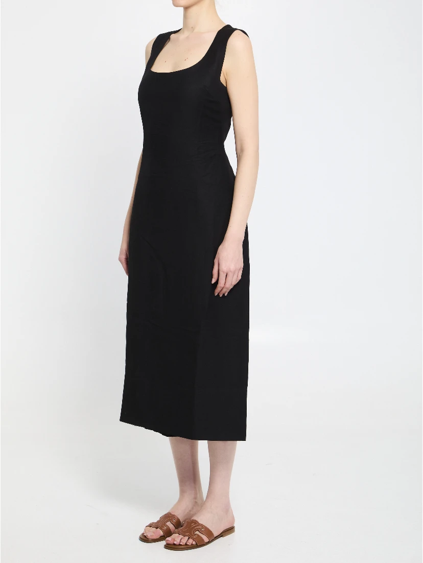 Tablier midi dress