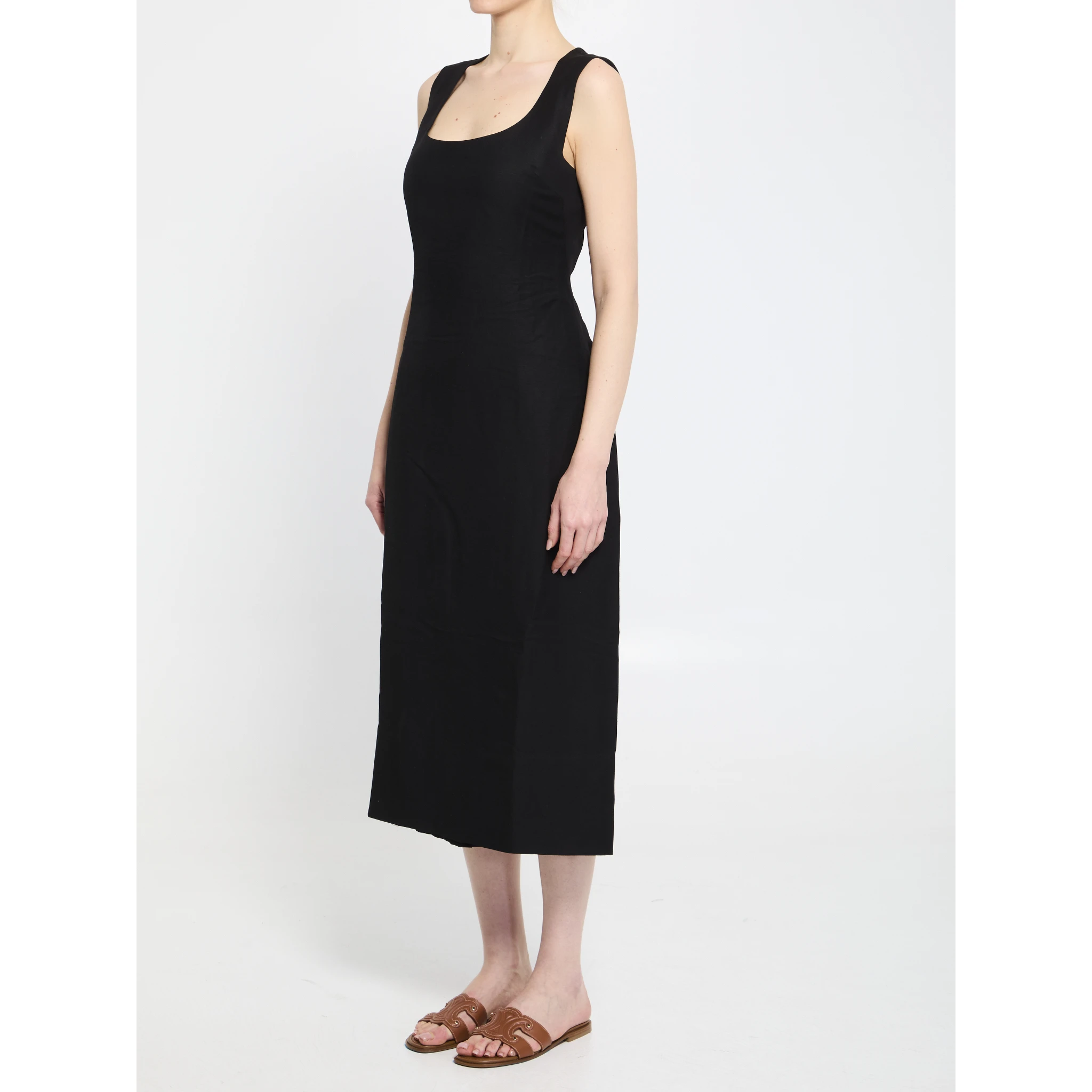 Tablier midi dress