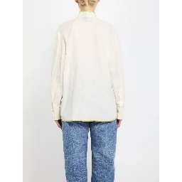 Linen shirt with embroidery