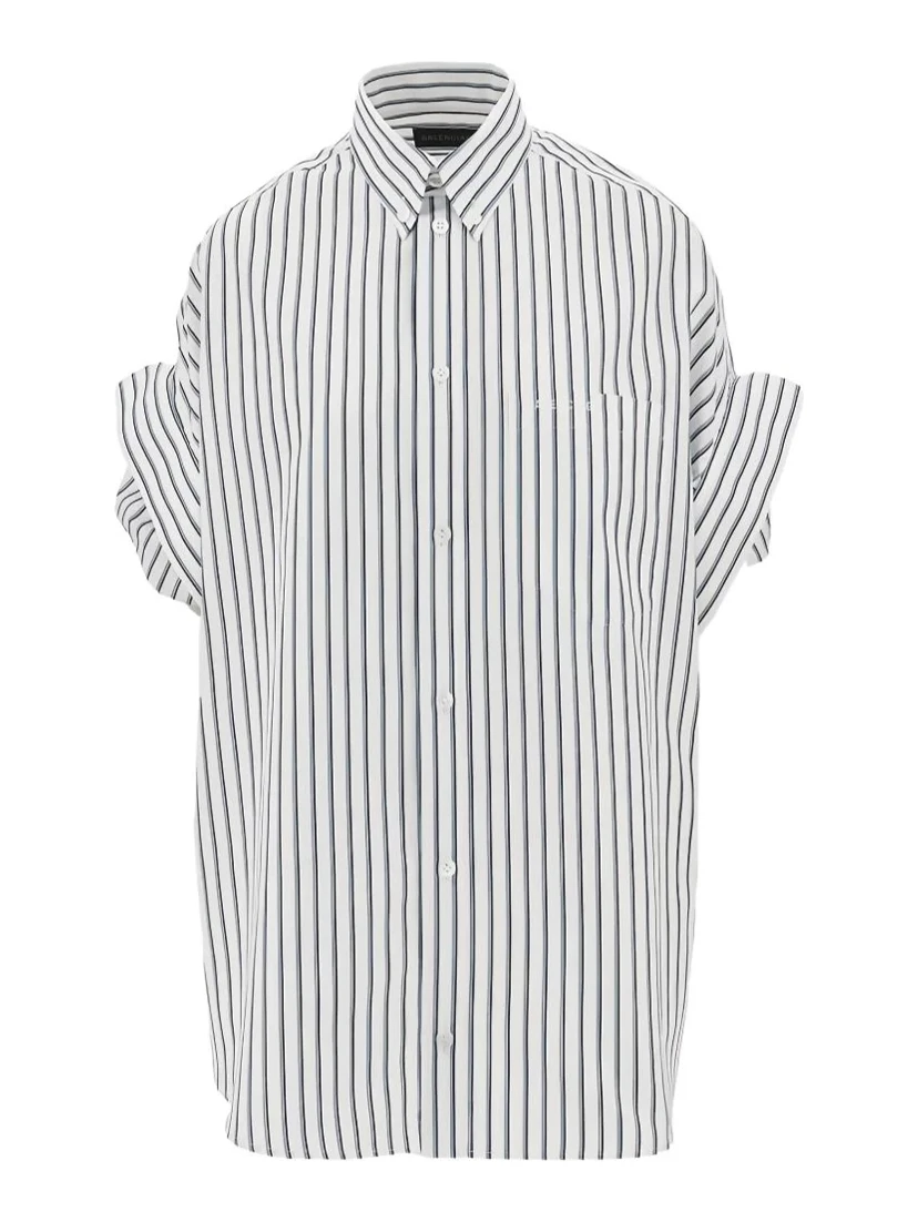 Shirt with cuff sleeves