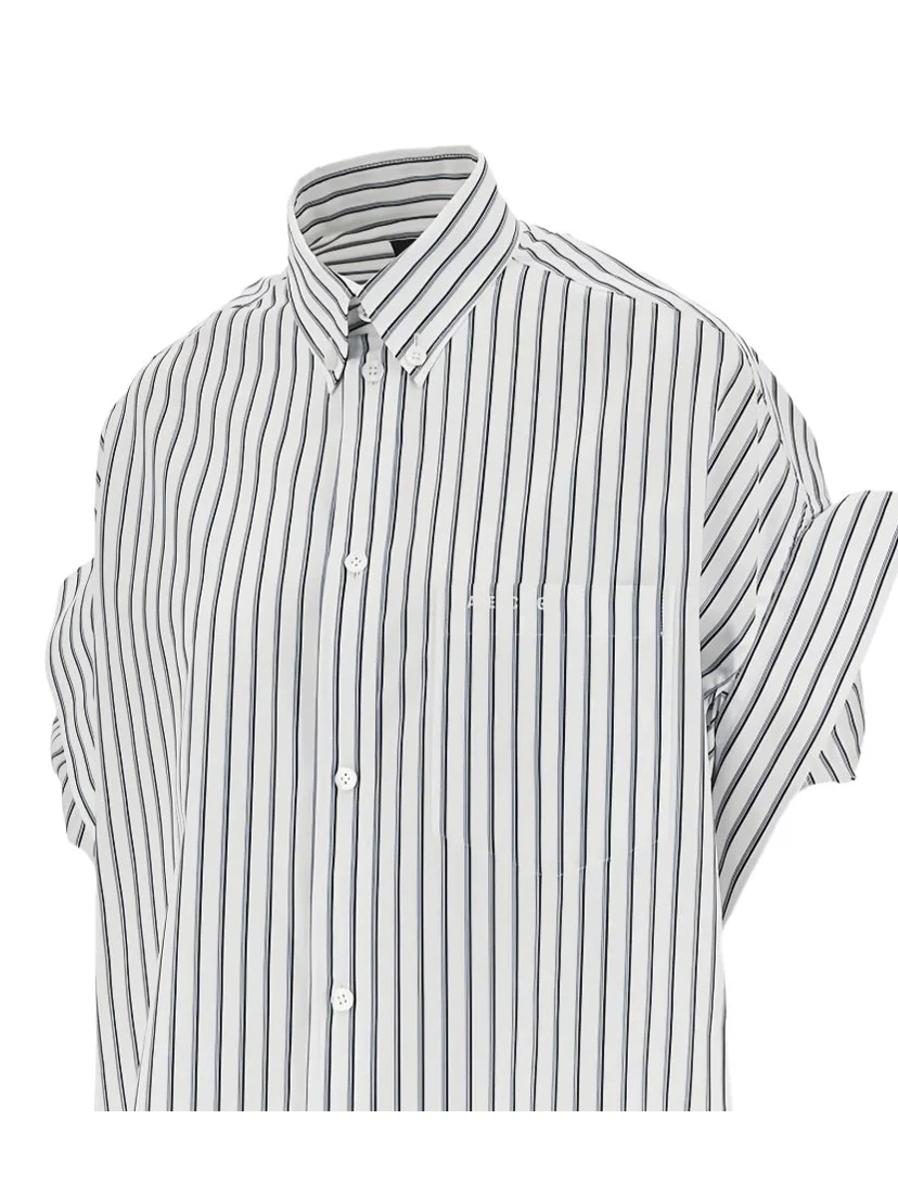 Shirt with cuff sleeves