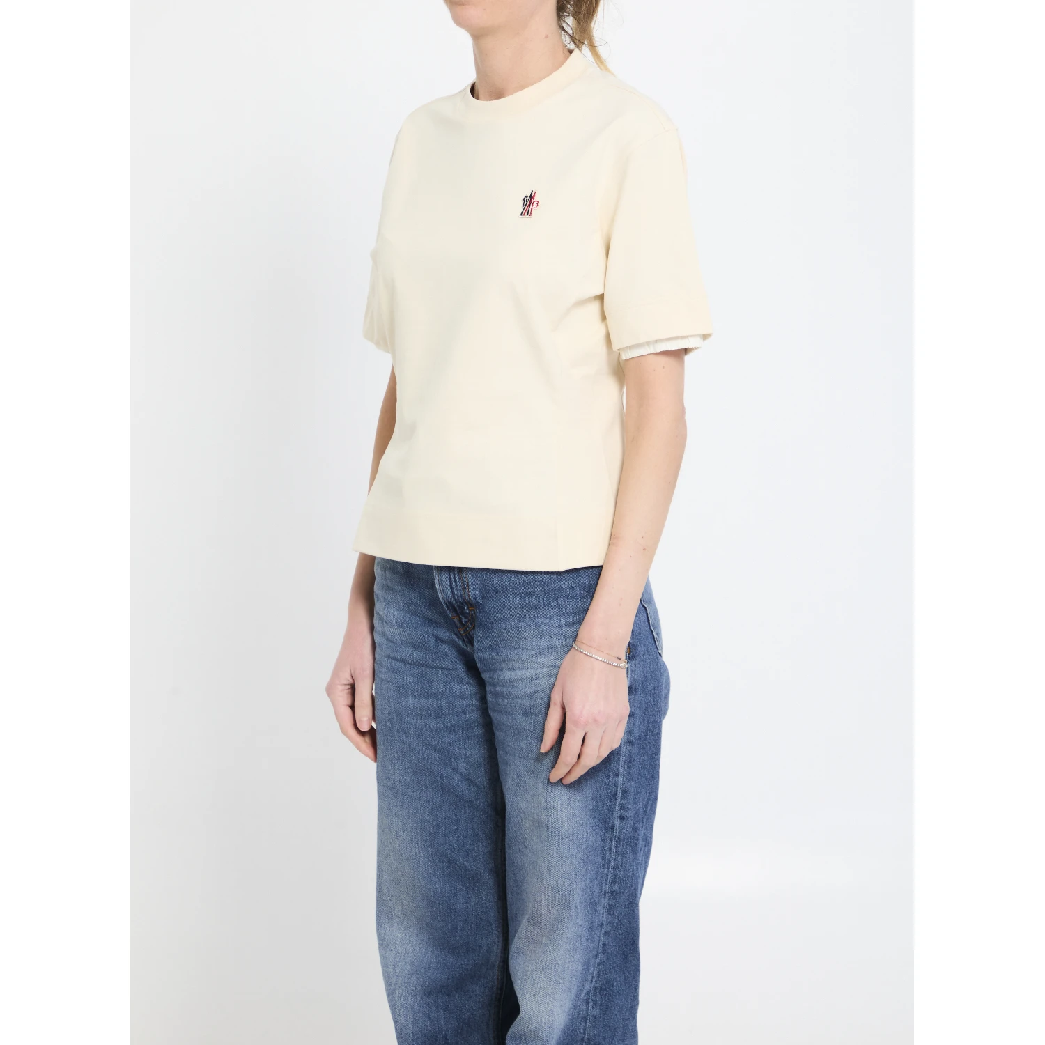 Stretch cotton T-shirt