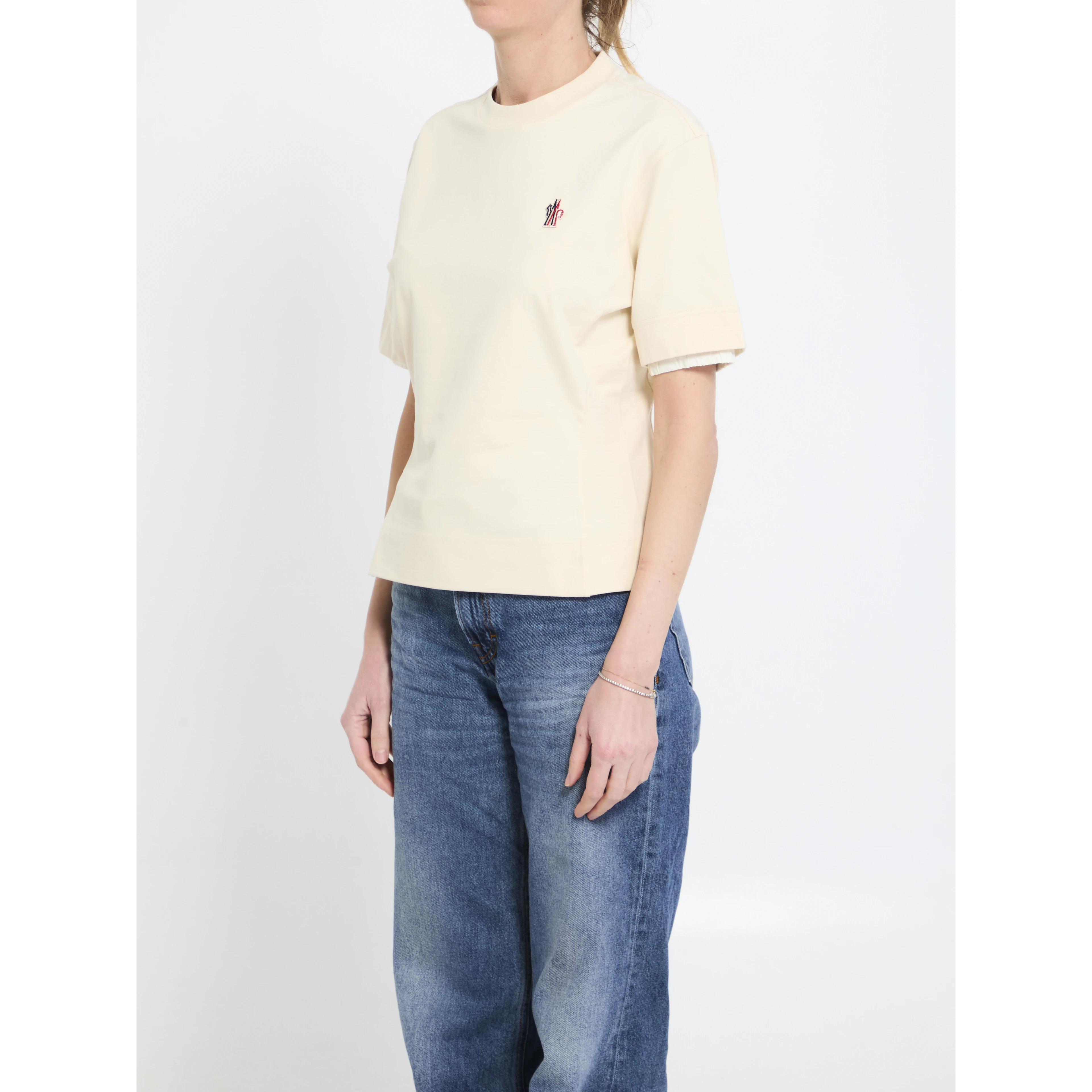 Stretch cotton T-shirt