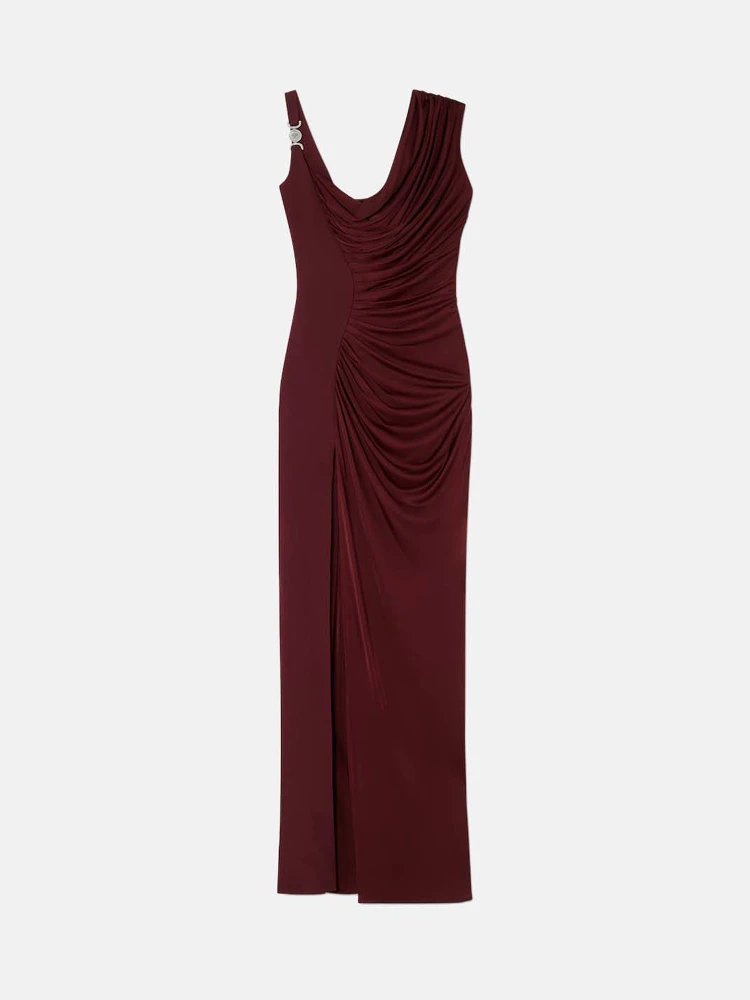 Asymmetrical evening dress
